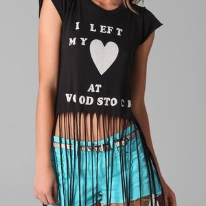 Wildfox fringed shirt - medium NWOT